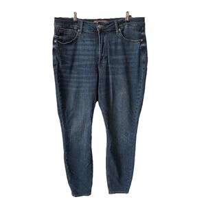Judy Blue Plus 16W Skinny Fit Jeans Dark Denim Stretch Comfort High Rise